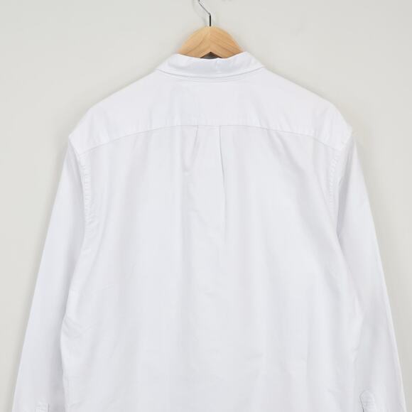 NWT J.Crew Factory Men's Tall Classic Fit Flex Oxford Shirt White Size XL-T - Picture 5 of 11